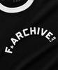 Peulonteuakaibeulaeb Arch Heavyweight Ringer Short Sleeve T-Shirt [Black]