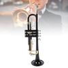 Trumpet Bb Brass Instrument Standard Set for Beginners Band Professional Performance Black