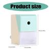 Classroom Manual Pencil Sharpener with Shavings Container, Auto Feeding In Adjustable Thickness Sharpener for Student