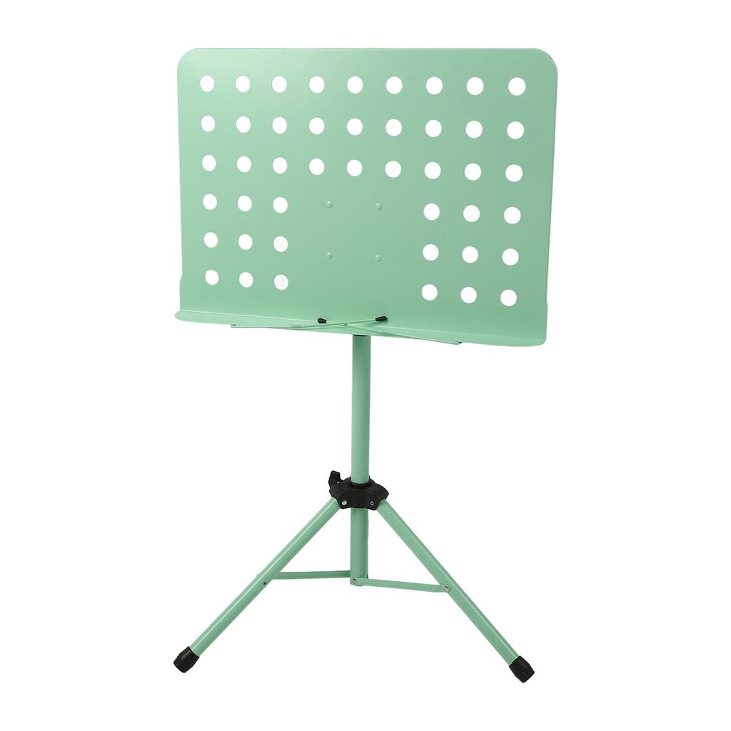 Notenstandaard Draagbaar Opvouwbaar Hefbaar Professionele Muziekboekstandaard voor Gitaar Viool Groen