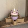 Sturdy Star and Moon Silicone Mould Round Tray Home Accessory for Crafting Supplies and Creative Storage Solution