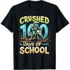 I Crushed 100 Days Of School Dirt Bike Boys Girls Motocross Cotton Men T Shirt S
