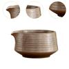 Ceramic Matcha Tea Bowl Japanese Tea Cup 560ml Matcha Accessories with Spout Handmade for Tea Lovers Friends Beginner Gift