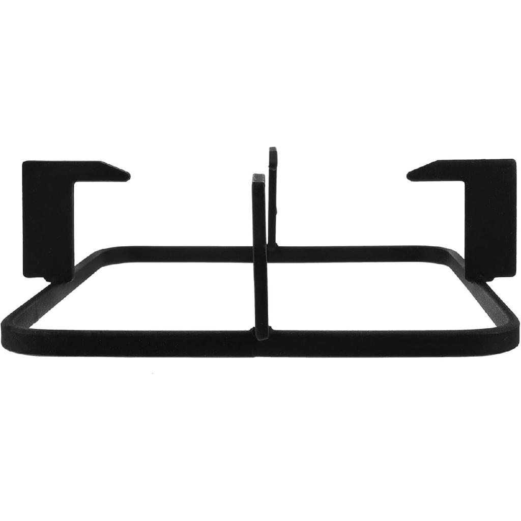 Uonlytech Gas Stove Burner Covers Cast Iron Wok Support Ring, 20. 7cm Square Gas Burner Rack Stove Trivets Cooktop Range Pan Holder Stand Stove Rack