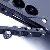For Samsung Galaxy S25 Ultra Bumper Case Aluminium Alloy Metal Phone Shell Cover with Strap