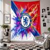 Arazzo da Parete Chelsea FC Decorazione per la Casa Tessuto da Appendere a Parete per Camera da Letto Soggiorno Sfondo