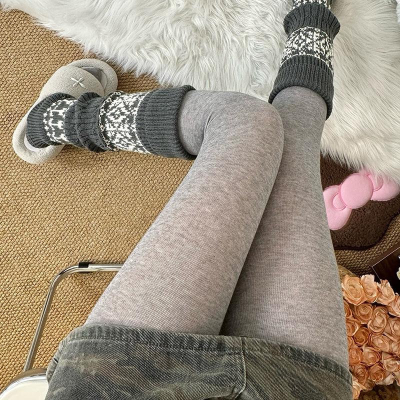 Y2K Herfst Dunne Basic Panty Dames Panty's Elastische Hoge Taille Kousen 2025 Body Shaper Leggings Harajuku Streetwear