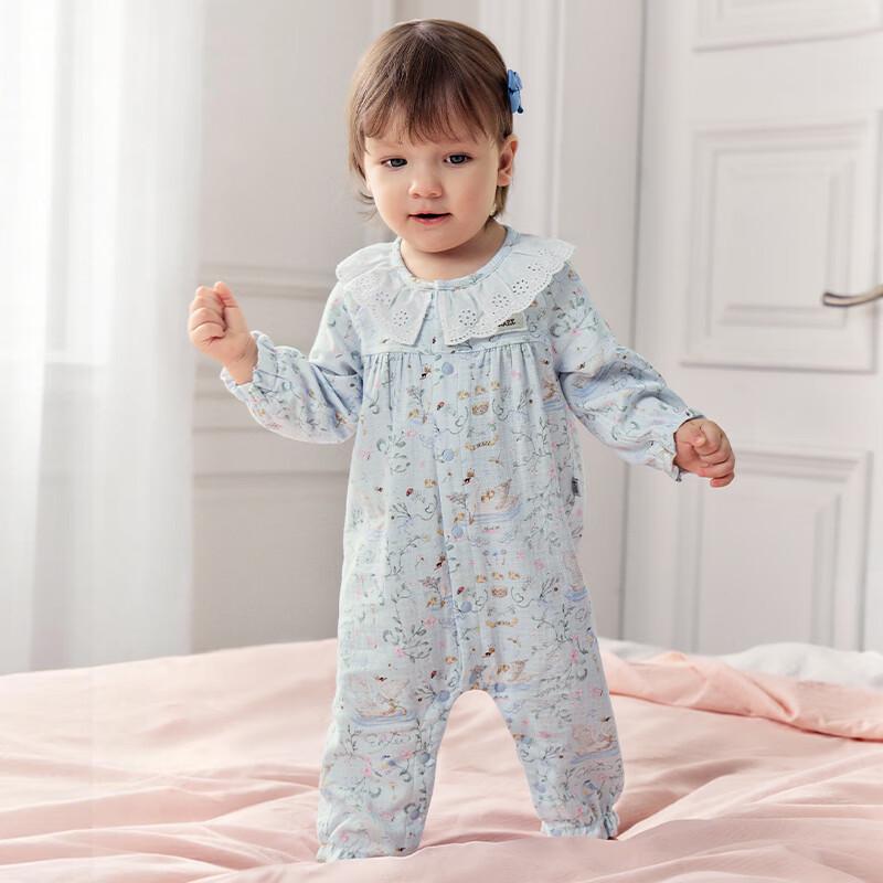 EMXEE Newborn Baby Stretchy Cotton Blend Romper