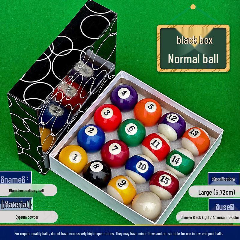 Crystal Billiard Ball Set
