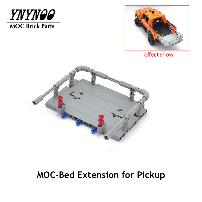 Fit for Pickups F-150 Raptor 42126 Bricks Set Car MOC Trailer Hitch Crane Platform Cover Modified Building Blocks DIY Toys Gifts