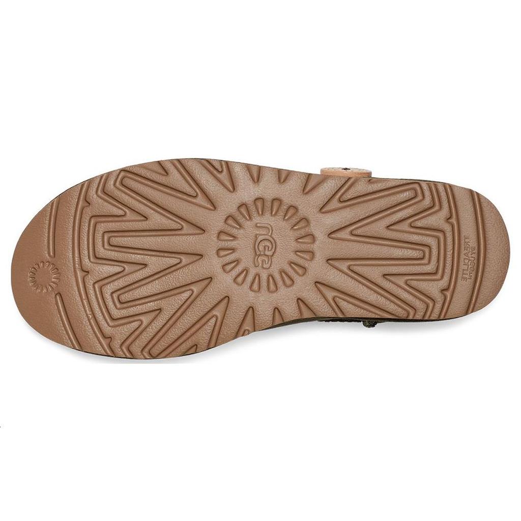 UGG Classic Button Short Flat Snow Boots Women boots Forest-Green 1016422-FRSN