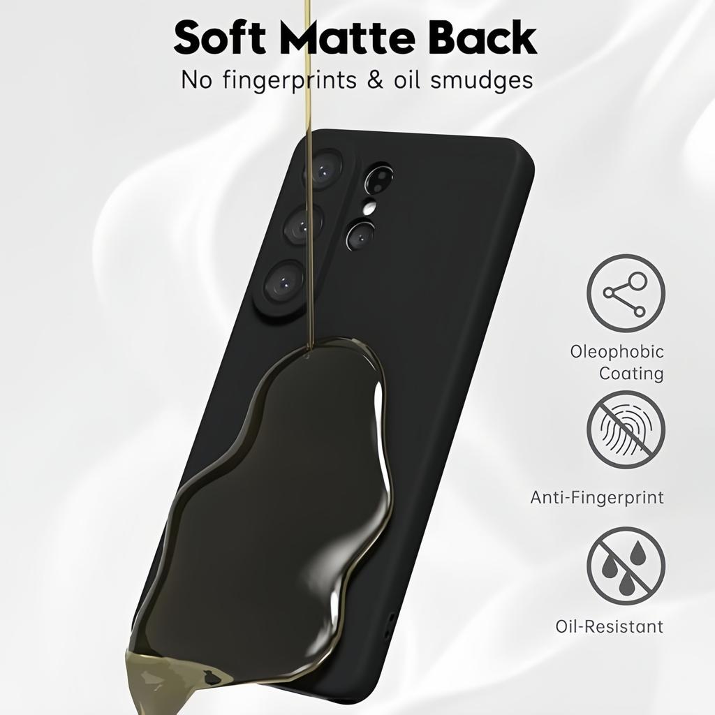 Noble Fashion Solid Colour Shockproof Protective Liquid Silicone Case For Samsung Galaxy S26 Ultra