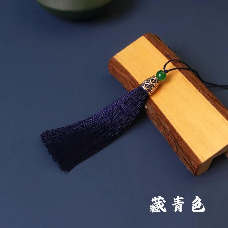 5pcs/Pack 10cm Multicolor Cotton Silk Tassel Cords Brush for Earrings Charm Pendant Tassel Fringe DIY Jewelry Making