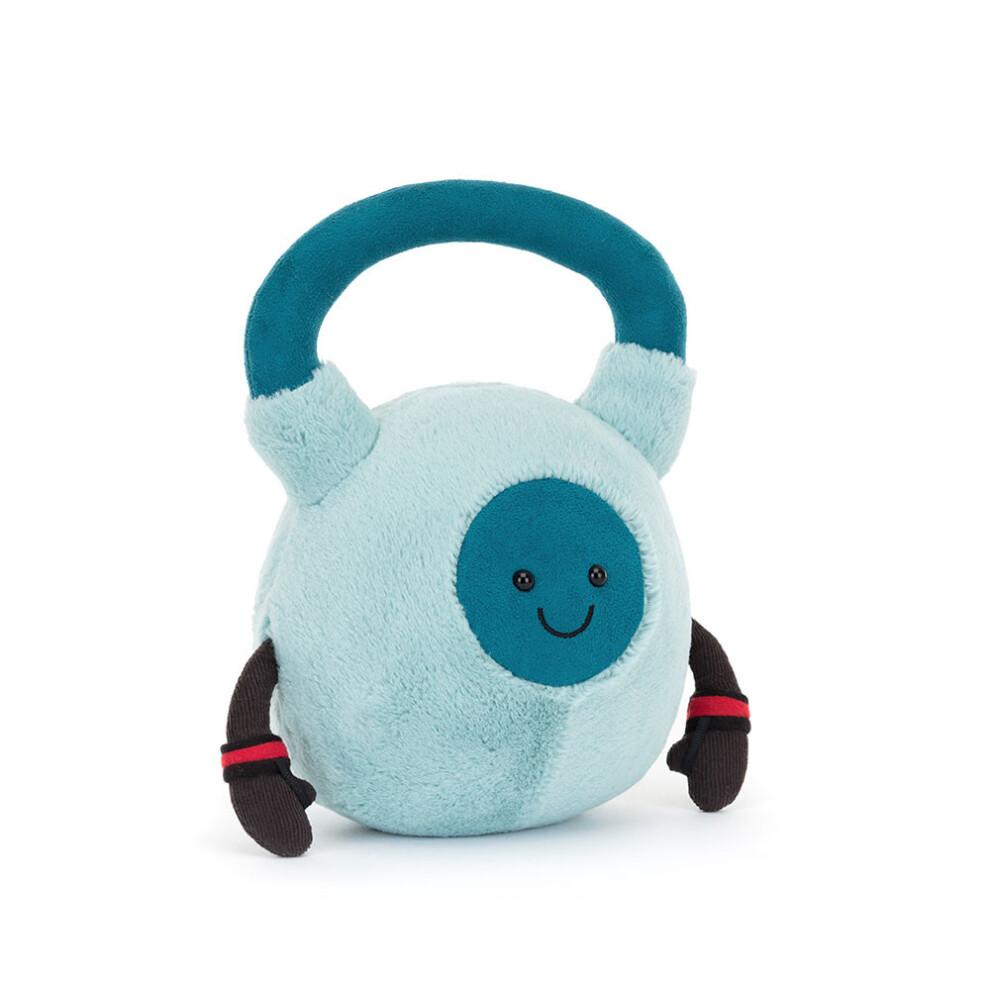 Flauschiges Kettlebell-Stofftier Geburtstagsgeschenk, Valentinstagsgeschenk Weiches Material