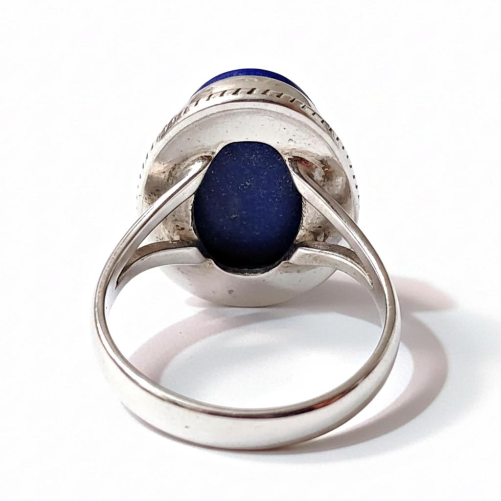 Lapis Lazuli Ring, Gemstone Ring, 925 Solid Sterling Silver, Handmade Jewelry, Boho Ring, Womens Gift for Her, Designer Ring