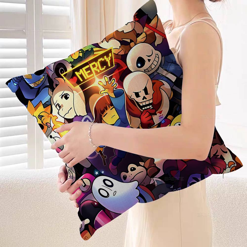 

Anime Undertale Game Cushion Cover Inches Farmhouse Decor Home Throw Pillow Covers For Couch Decorations 30x30 cm