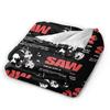 Move Saw 2004 Movie Promo Blanket Quality Warm Soft  Bedding Throws Spring Girls Boys Couch Chair Sofa Bed Fashion Bedspread