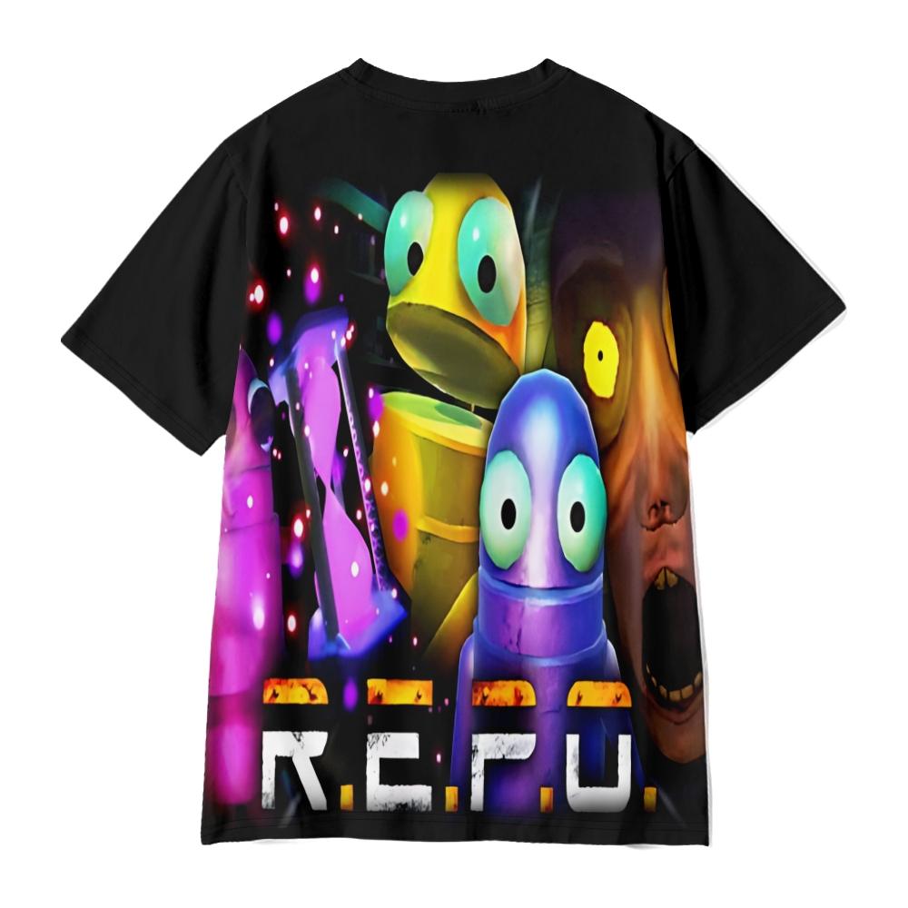 Damen Herren Freizeit T-Shirt REPO Print T-Shirt Sommer Frau Mann Kleidung Mode R.E.P.O T-Shirts