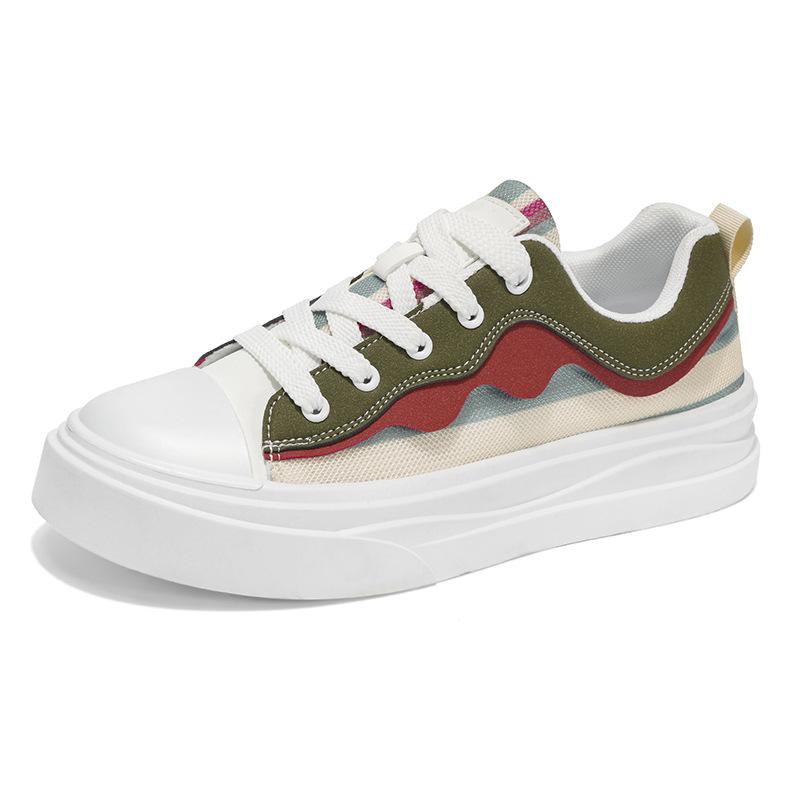 

Summer new breathable men s shoes mesh thin mesh shoes men s casual low-top board shoes sports thick-soled splicing trendy shoes 44