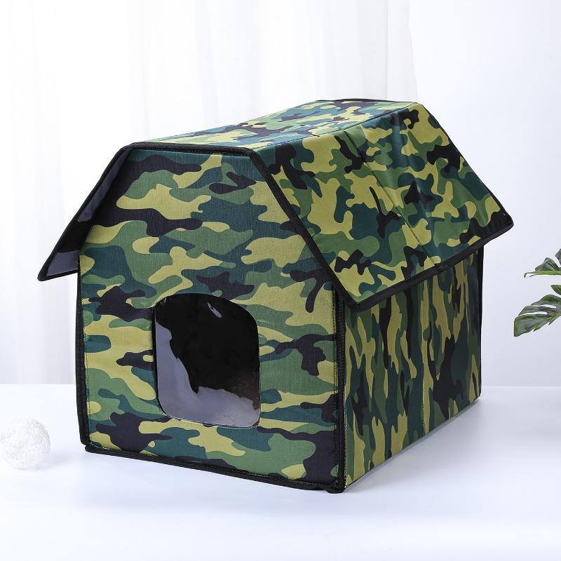Maison Pour Chat Extérieur Résistante Aux Intempéries - Cabane Isolée Pour Chat, Chiot, Petit Animal De Jardin