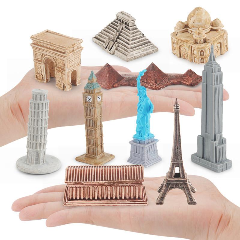 Educational Pvc Landmark Building Model Toy For Kids Featuring Global Architecture