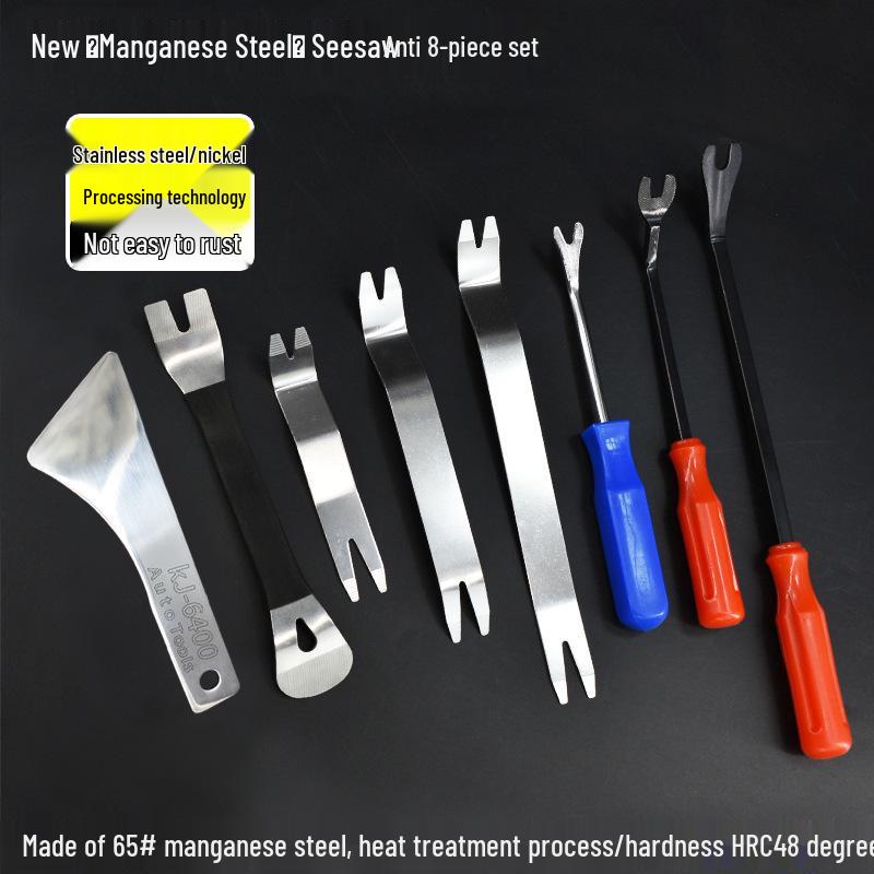 Stainless Steel Pry Bar Car Disassembly Tool for Audio, Door Panel, Console, and Mirror