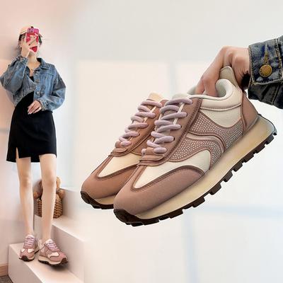 Latest Women's Fashion Trend Versatile Casual Shoes 2024 Spring and Autumn Campus Style Student Running Sports Shoes Sneakers
