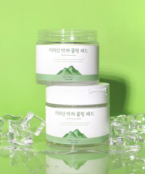 Cellbn Jirisan Peppermint Cooling Pad 180ml (70 Sheets) NONE