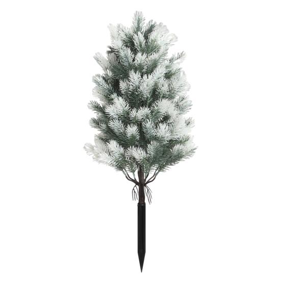 Artificial Cedar Topiary Tree with Stake Lifelike Faux Cedar Pines Christmas Tree UV Resistant Simulated Shrubs for Front Porch Outdoor Decor