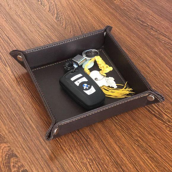 Schutzhülle aus Leder für Brillen: Unisex PU Aufbewahrungsbeutel für Sonnenbrillen und Kurzsichtigkeitsbrillen