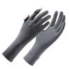 Sun Protection Gloves UV Proof Thin Summer Anti Slip Breathable Sunshade Driving and Riding Touch Screen Ice Silk Gloves for Men and Women