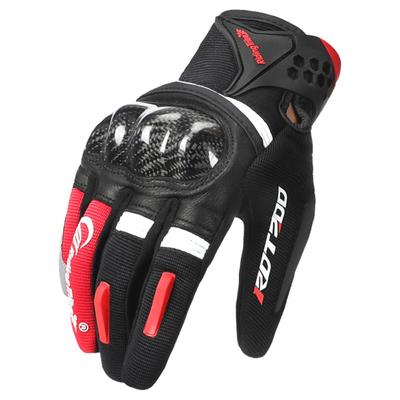 1 Pair Of Outdoor Motorcycle Riding  Gloves Breathable Windproof Shock Absorption Anti-fall Full