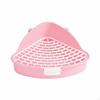 Small Pet Toilet Box SpillResistant Triangle Potty AntiTip Guinea Pig Corner for Chinchillas,