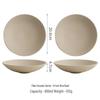 2025 High-End Ceramic Mushroom-Inspired Multi-Use Plate for Pasta, Soup, and Salad