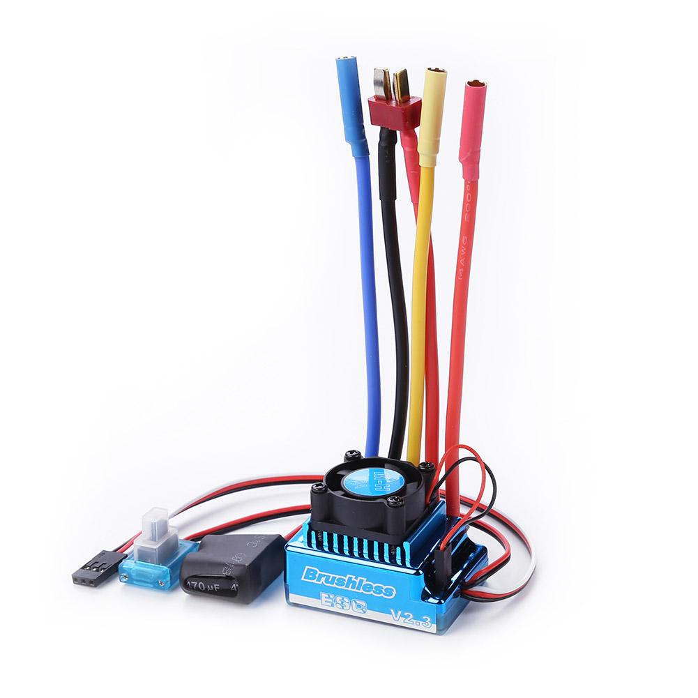 45/60/80/120A Speed Controller Regulator Lightweight RC ESC Electric Speed Controller Dustproof High Power for RC Accessory