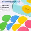 Colorful Polka Dot Self-Adhesive Stickers - Large, Medium, Small, Writable Name Labels