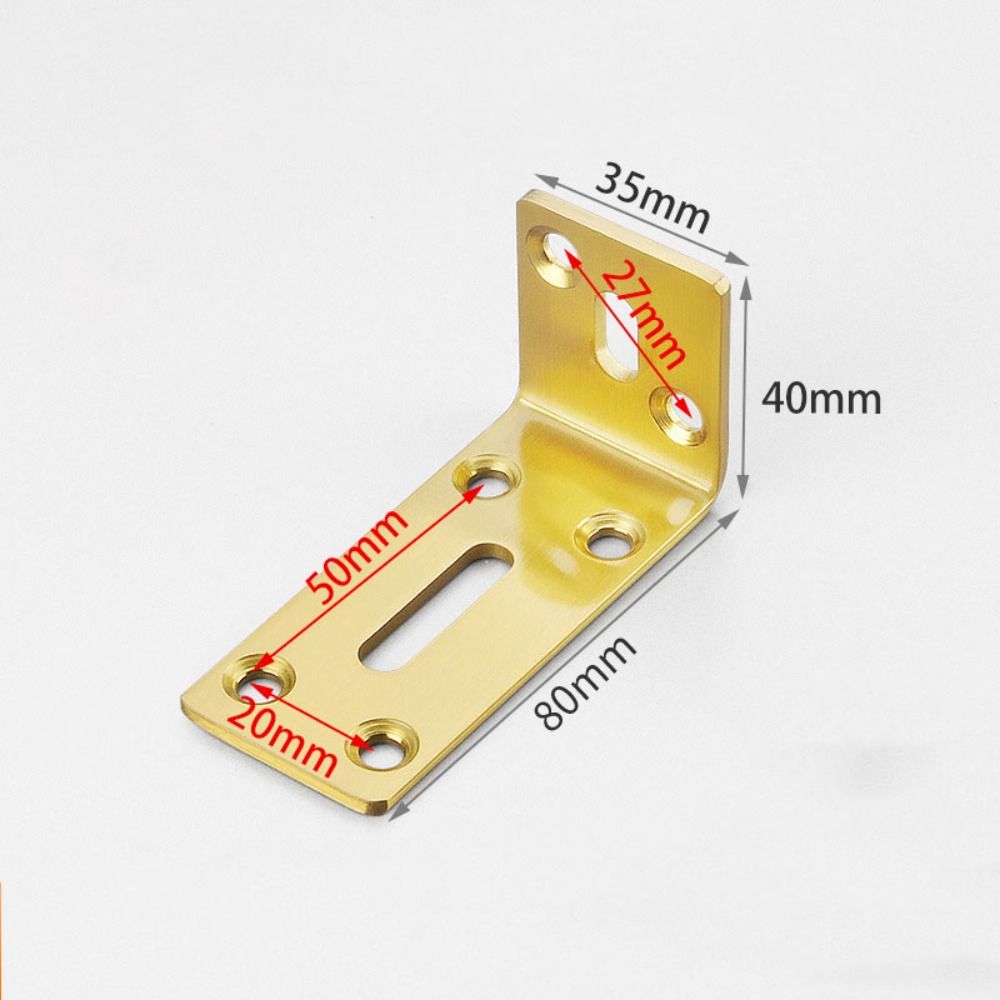 

Угловые кронштейны из нержавеющей стали L-образный 90-градусный угловой кронштейн с 4 отверстиями и 6 отверстиями, угловой кронштейн для мебели