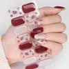 Fashionable Semi Cured Gel Nail Decals That Harden Under Lamp For Salon Quality Results Nail Art Stickers Decoration