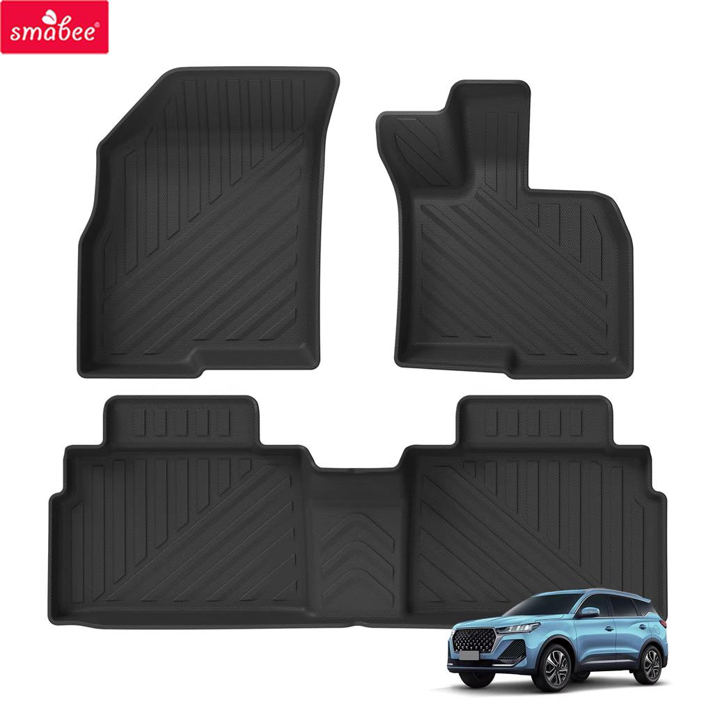 Smabee Right Hand Drive for Chery Tiggo 7 Pro Fuel 2025 2026 TPE Car All- Weather Floor Mats Foot Mat Interior Accessories