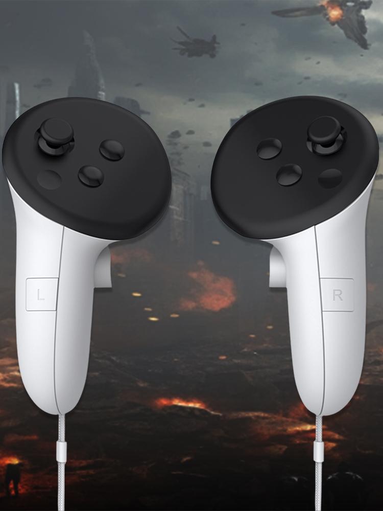 Rechargeable Controller Grips Charging Grips Cover Accessories for Meta Quest 3S/3 VR Headset Controller