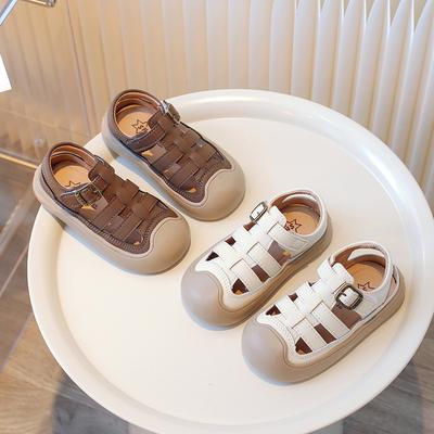 Kinder Baotou Sandalen Sommer Neue Hohl Mädchen Weichen Boden Strand Schuhe Creek Schuhe
