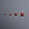 60/50/40/30Pcs 4/6/8/10mm Fashion Jewelry Making Accessories Red Stone Natural Stone Necklace Bracelet DIY