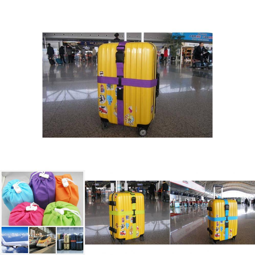 Pp Material Luggage Binding Straps With Antishock Design For Travel And Baggage Security