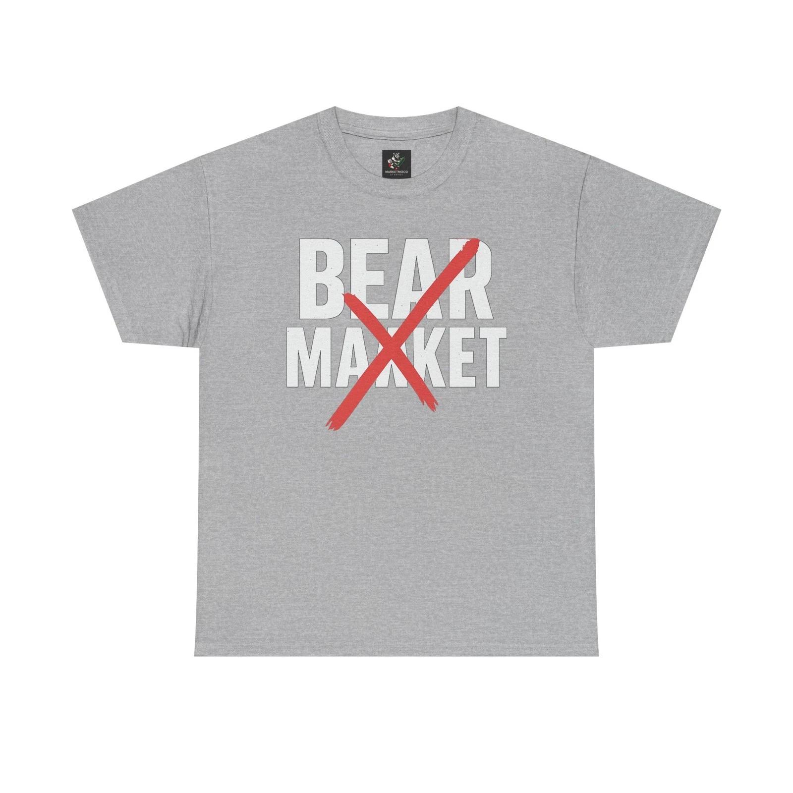 Bear Market Tee   Stock Market Slogan Shirt, Invest Finance Graphic gray 4XL