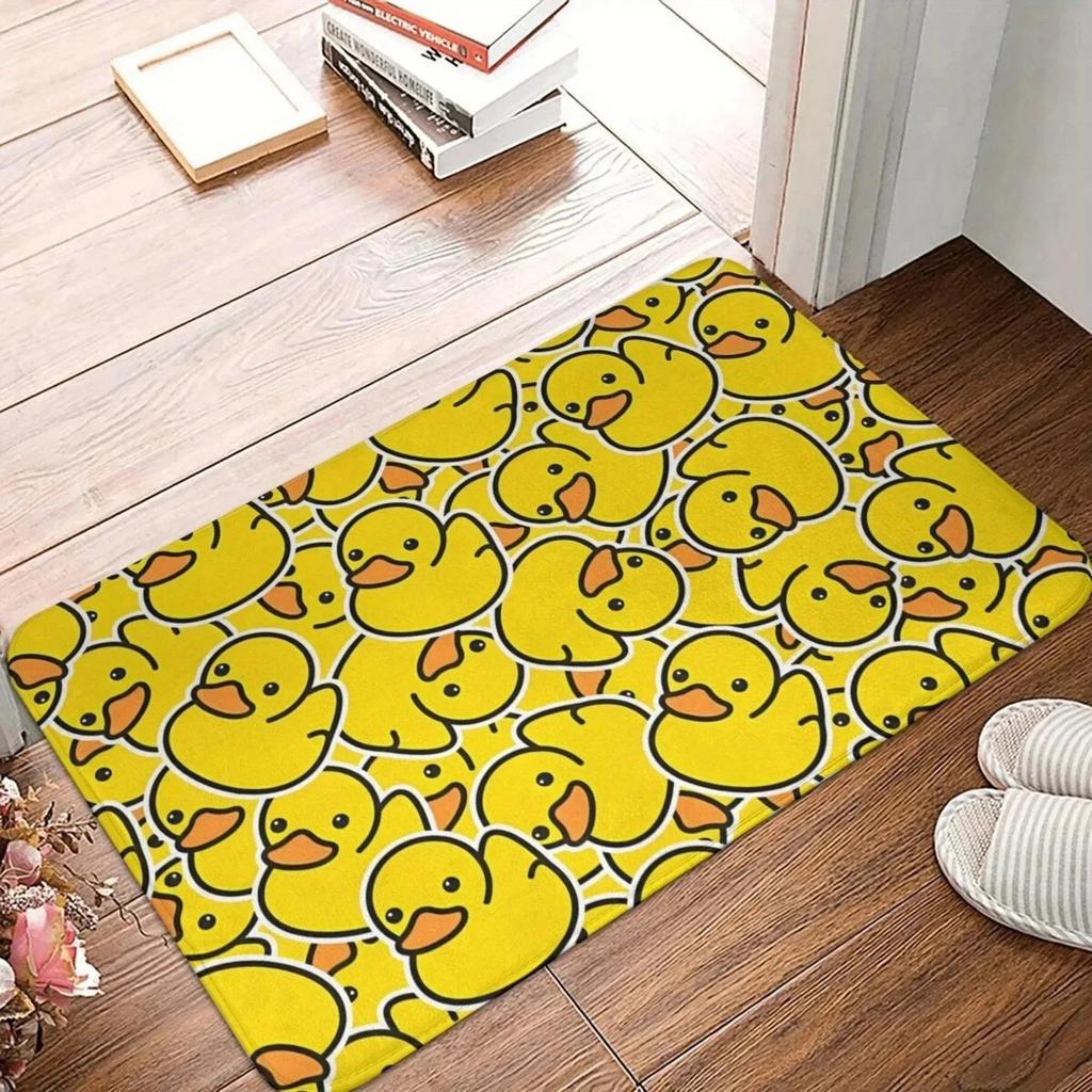 1PC Hamster Pattern Kitchen Rug Non-Slip Door Mats Pop design Bathroom Rug Bath Mat Carpet for Home Sink Laundry Decor