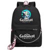 School Season Animation Student Schoolbag, Printed Peripheral Large-Capacity Backpack