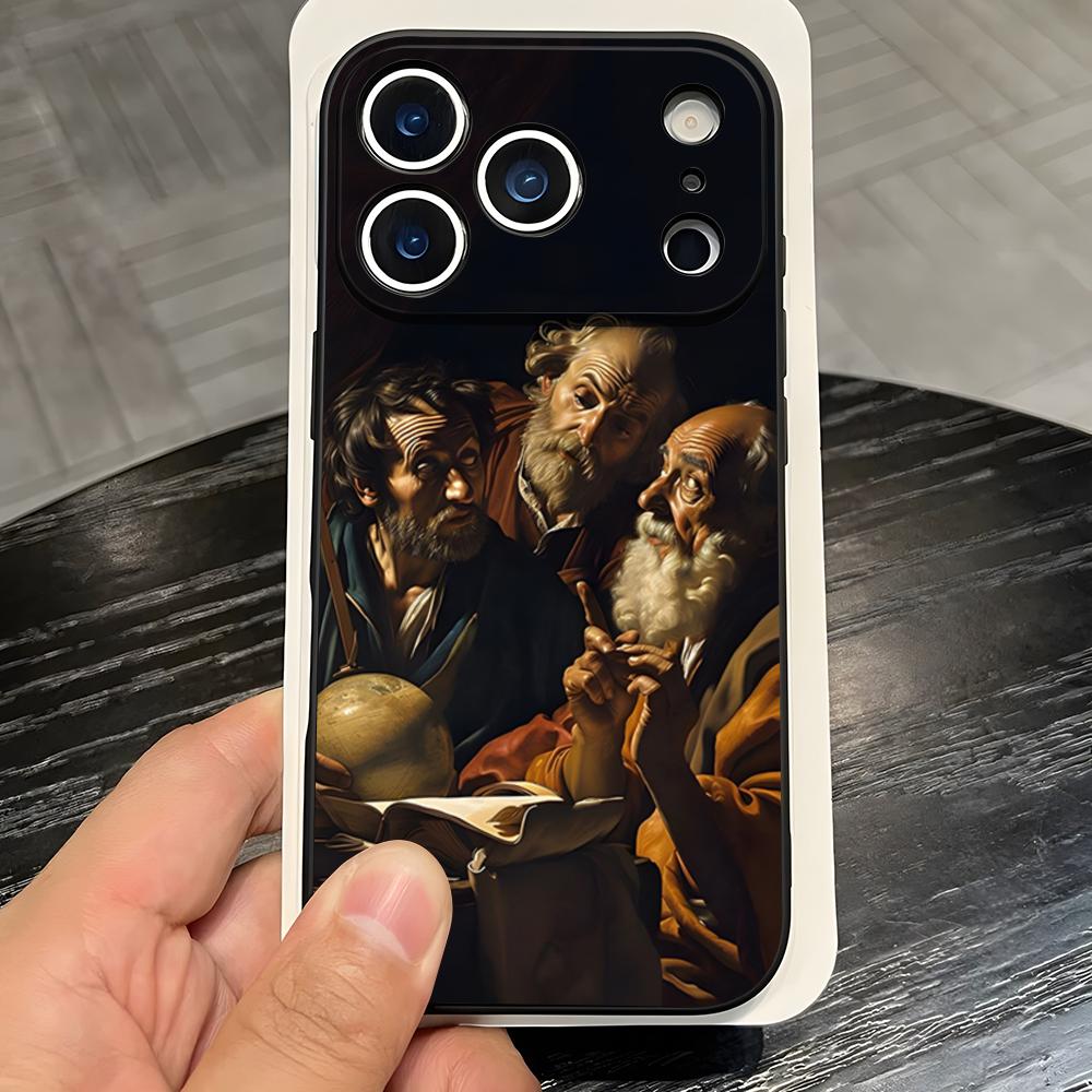 Caravaggio Paintings Phone Case For IPhone 17 Pro Max 16 15 14 Pro Max 13 11 X Xs Xr 8 7Plus Silicone Cover