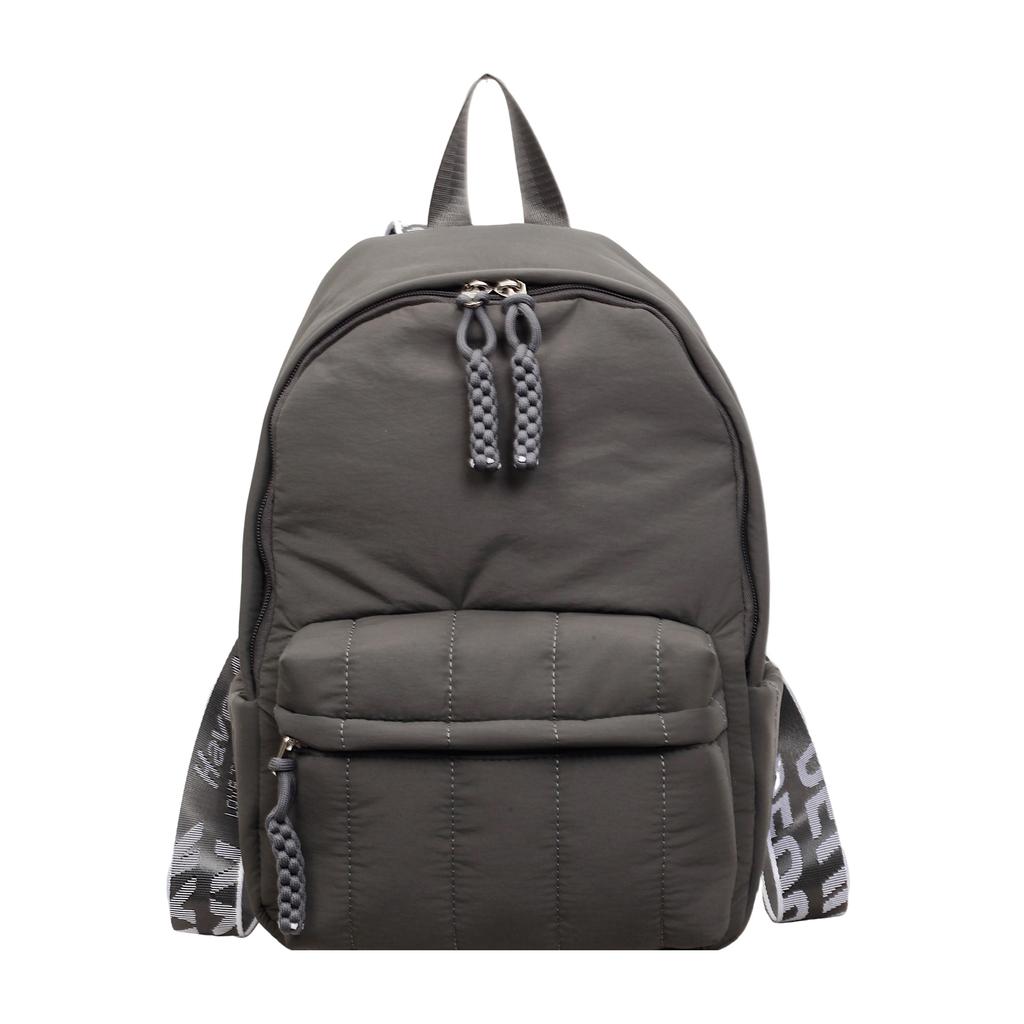 Fashion Space Padded Women's Backpack Winter Down Cotton School Bag for Teenagers Designer Travel Bag Big Purse
