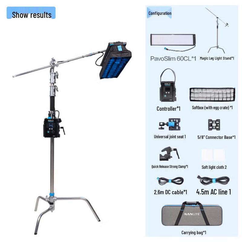 NANLITE PavoSlim 60CL LED Panel Light Kit