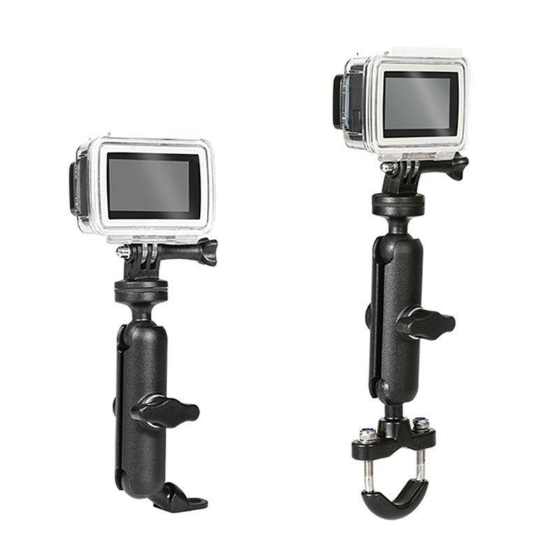 Metal Motorcycle Bicycle Camera Holder Handlebar Mirror Mount Bike Bracket for  9 8 Action Camera Accessories